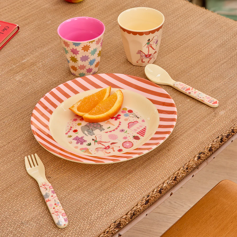 Rice Löffel und Gabel 'Fun Fair' Pink - Image 3