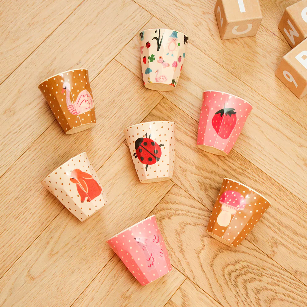 Rice Melamin Becher Klein 'Fairytale' Strawberry - Image 2