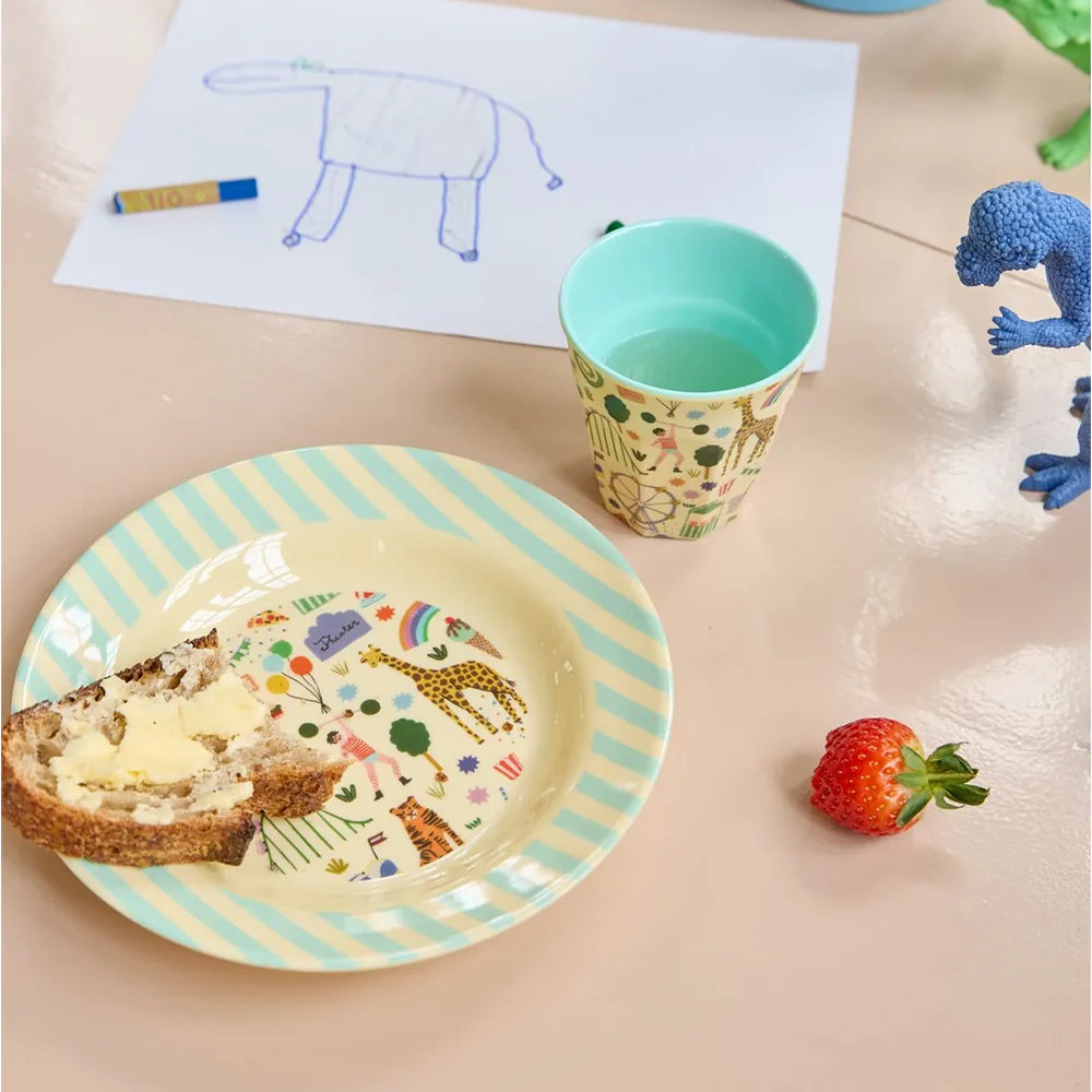 Rice Melamin Becher Klein 'Fun Fair' Mint - Image 2