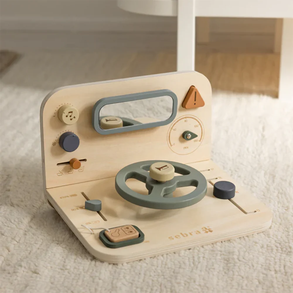 Sebra  Aktivitätstafel aus Holz 'Auto' - Image 5