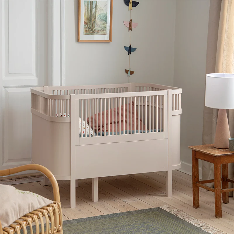 Sebra  Baby und Junior Bett  Birchbark Rose - Image 2