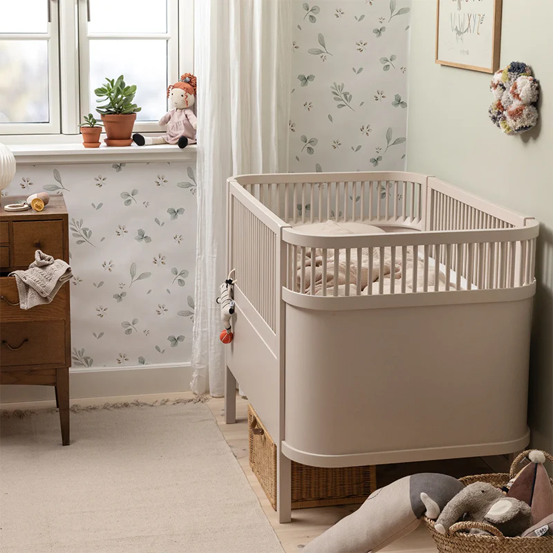 Sebra  Baby und Junior Bett  Birchbark Rose - Image 7