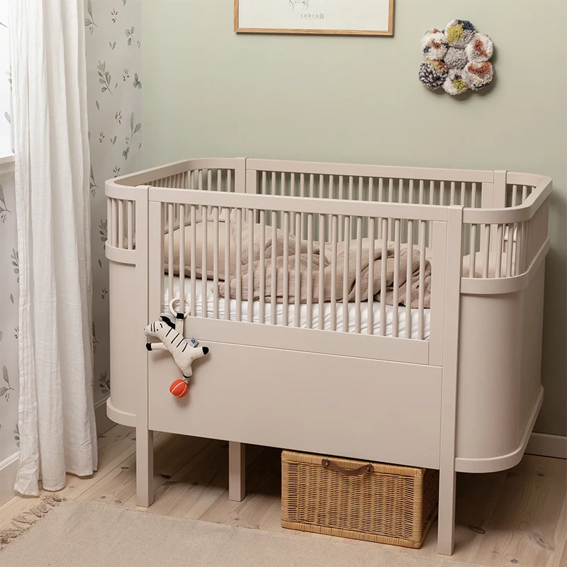 Sebra  Baby und Junior Bett  Birchbark Rose - Image 8