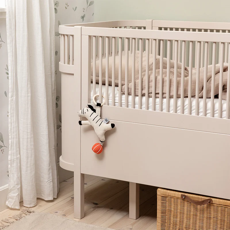 Sebra  Baby und Junior Bett  Birchbark Rose - Image 9