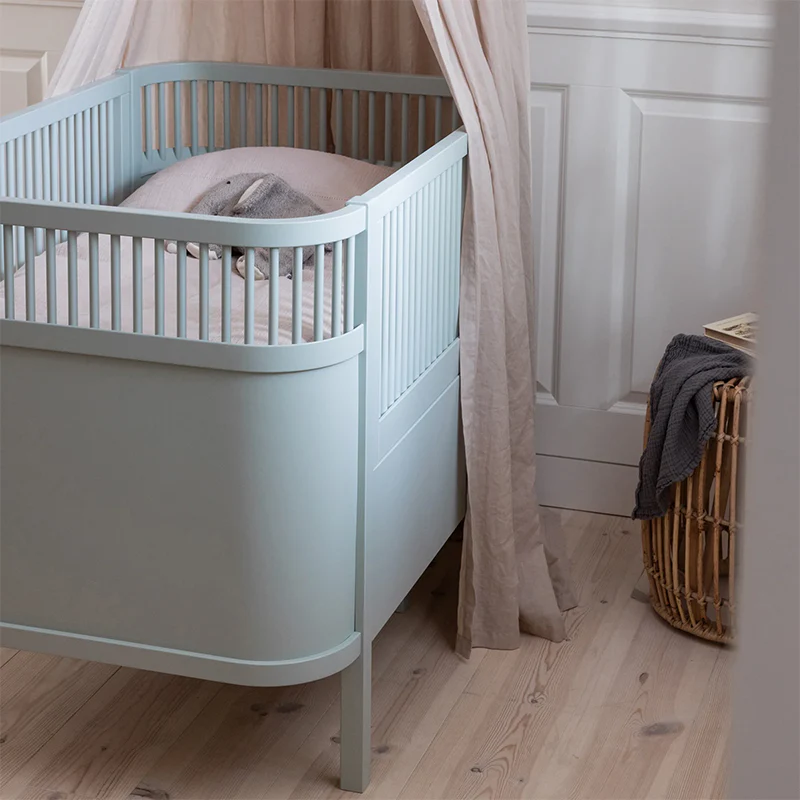 Sebra  Baby und Junior Bett  Mist Green - Image 11