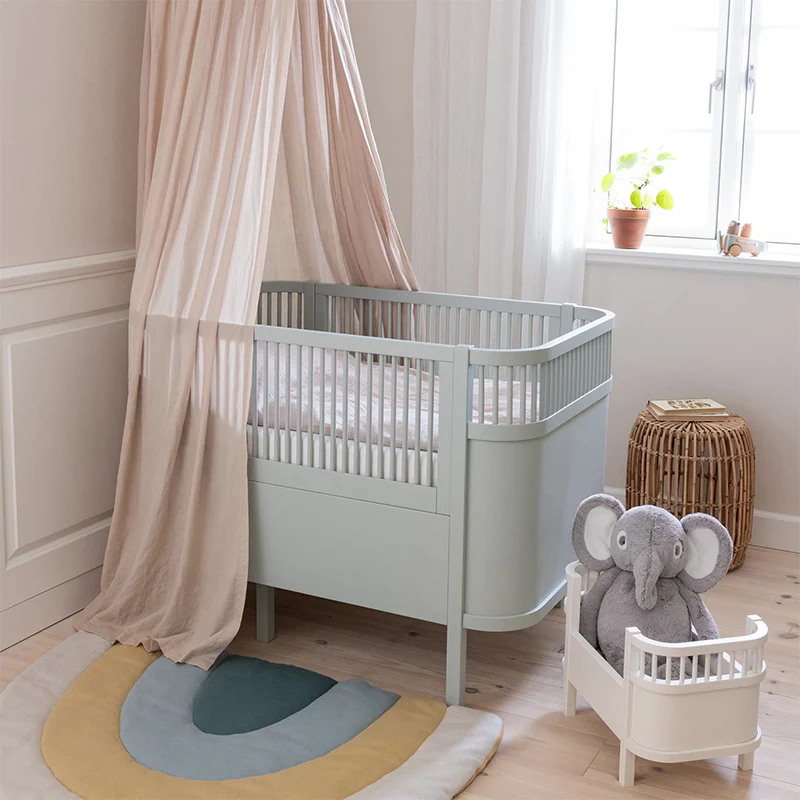 Sebra  Baby und Junior Bett  Mist Green - Image 2