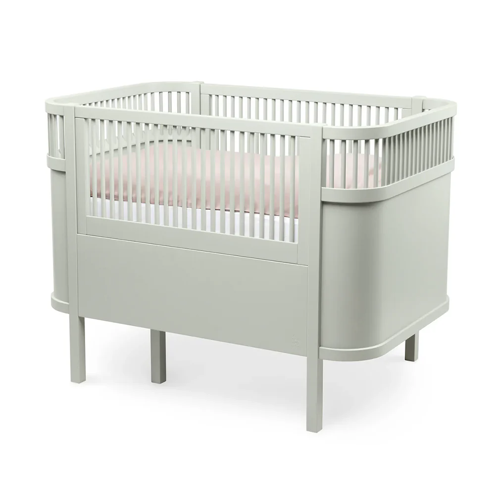 Sebra  Baby und Junior Bett  Mist Green - Image 4