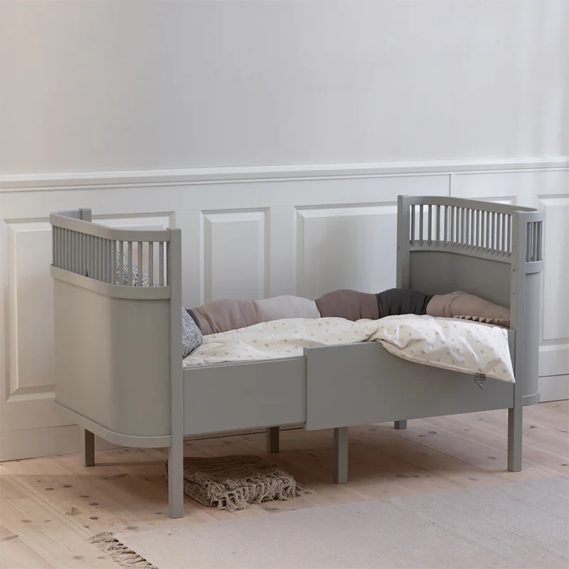 Sebra Baby und Junior Bett Stone Grey - Image 10