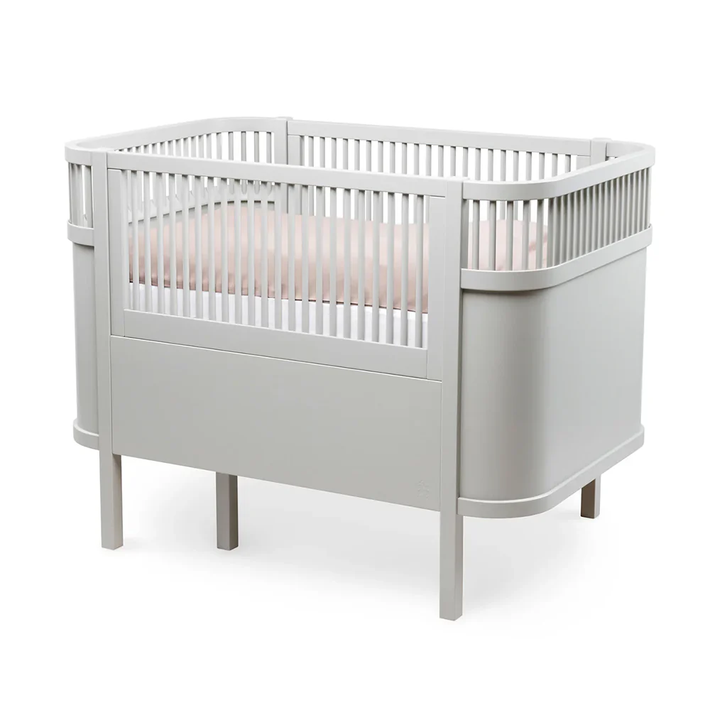 Sebra Baby und Junior Bett Stone Grey - Image 4