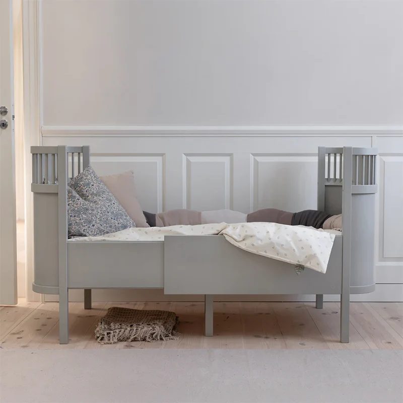 Sebra Baby und Junior Bett Stone Grey - Image 8
