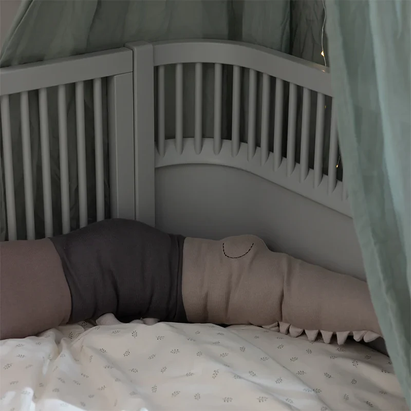 Sebra Baby und Junior Bett Stone Grey - Image 9