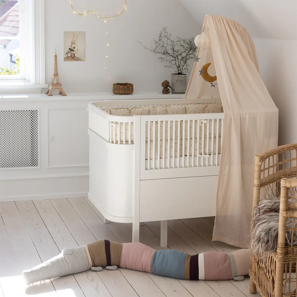 Sebra  Baby und Junior Bett  Classic White - Image 2