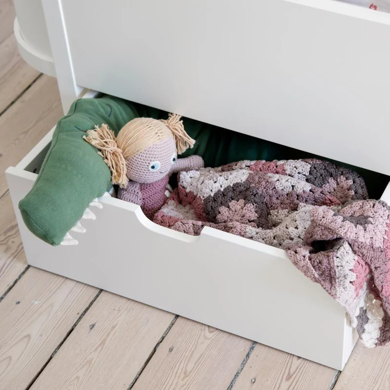 Sebra  Bettschublade für Baby und Junior Bett  Weiss - Image 2