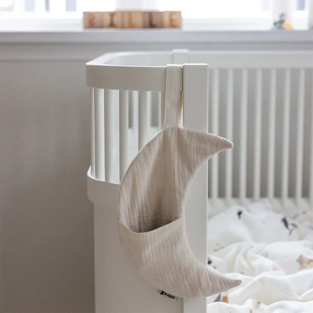 Sebra Betttasche Mond Creamy White - Image 3