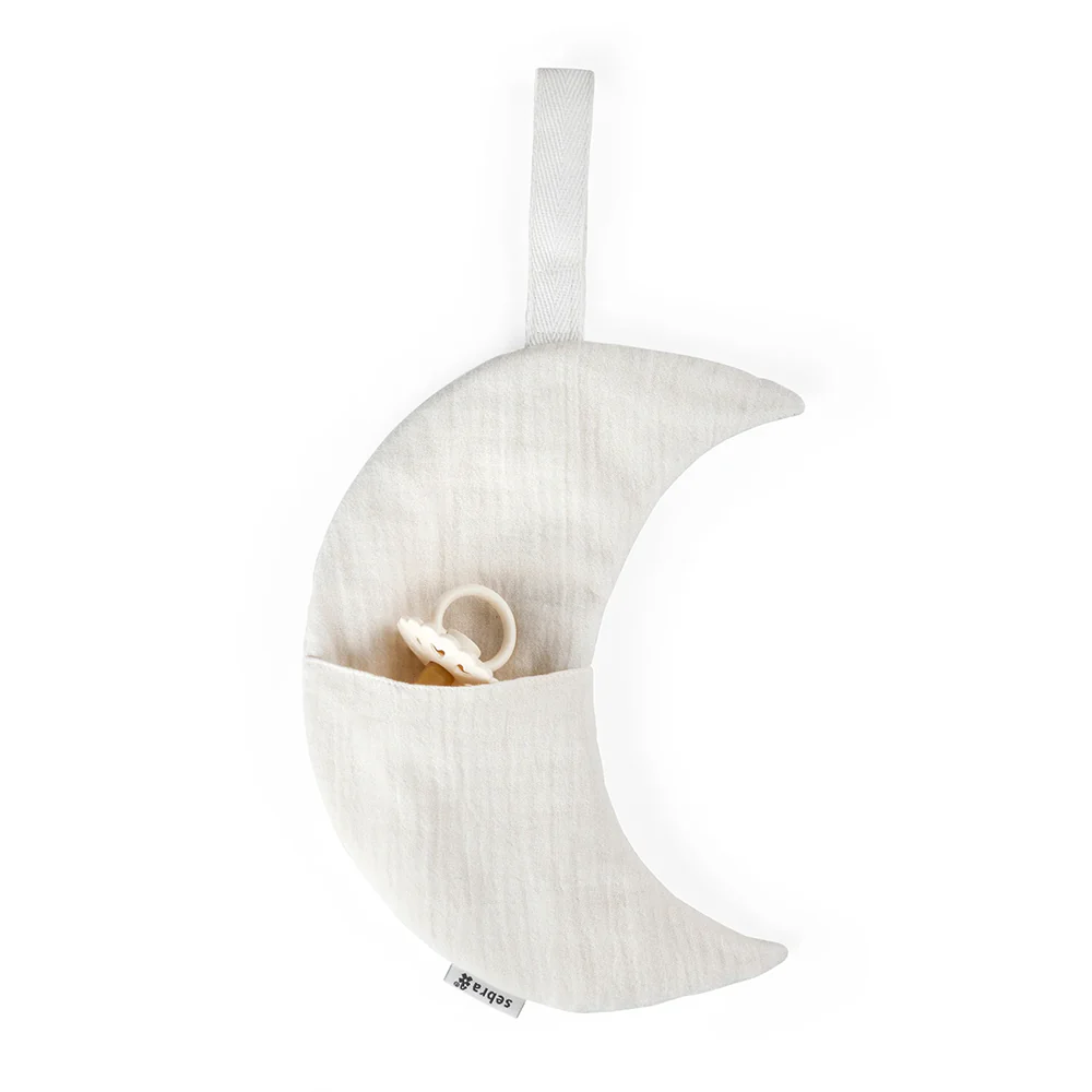 Sebra Betttasche Mond Creamy White - Image 5