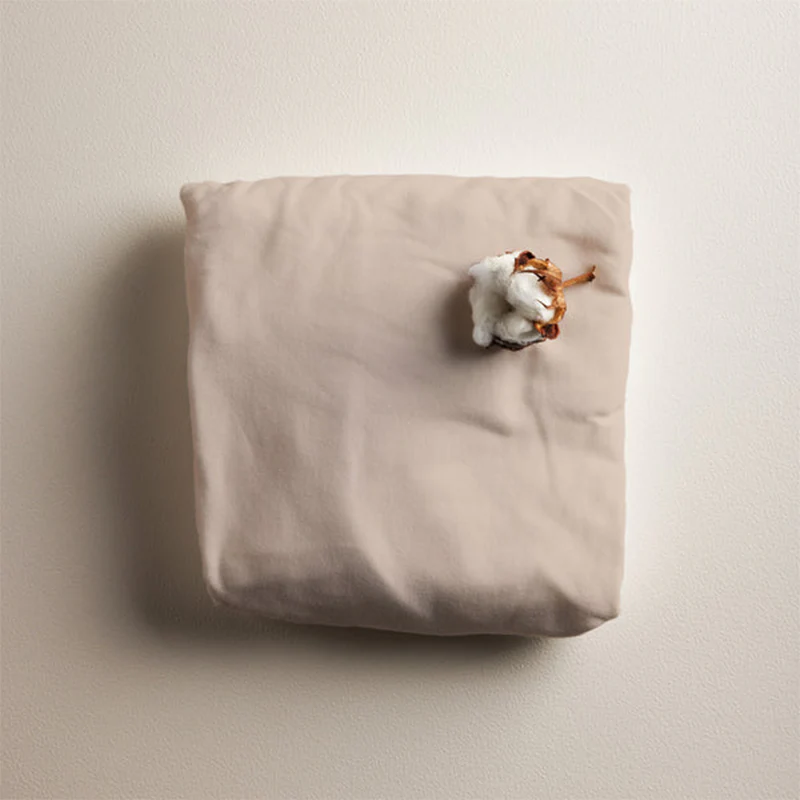 Sebra  Fixleintuch Sebra Baby Bett 70 x 120 cm Seabreeze Beige - Image 2