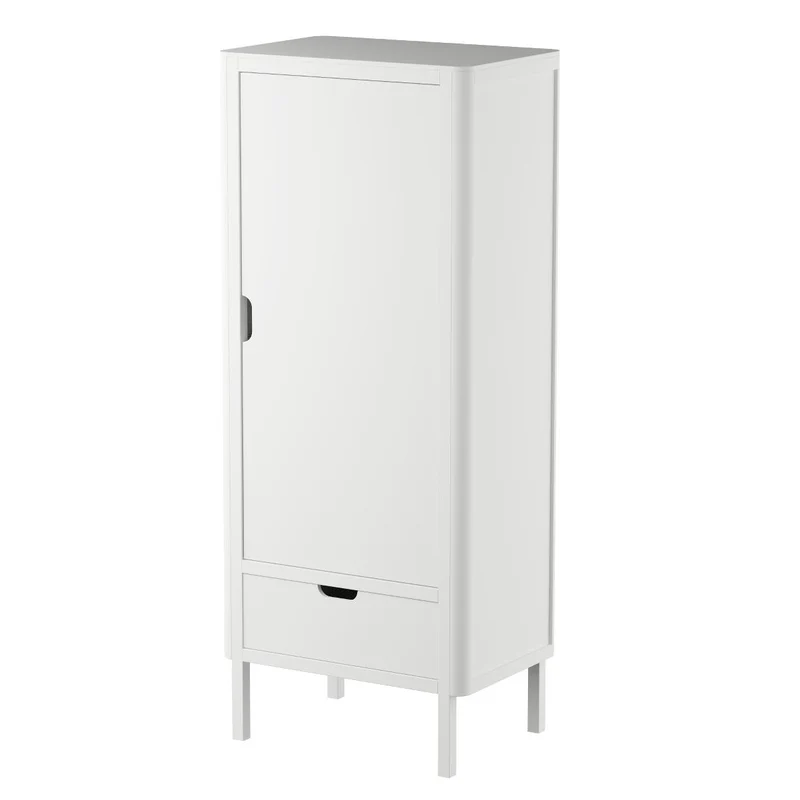 Sebra  Kleiderschrank 1-türig  Classic White - Image 4
