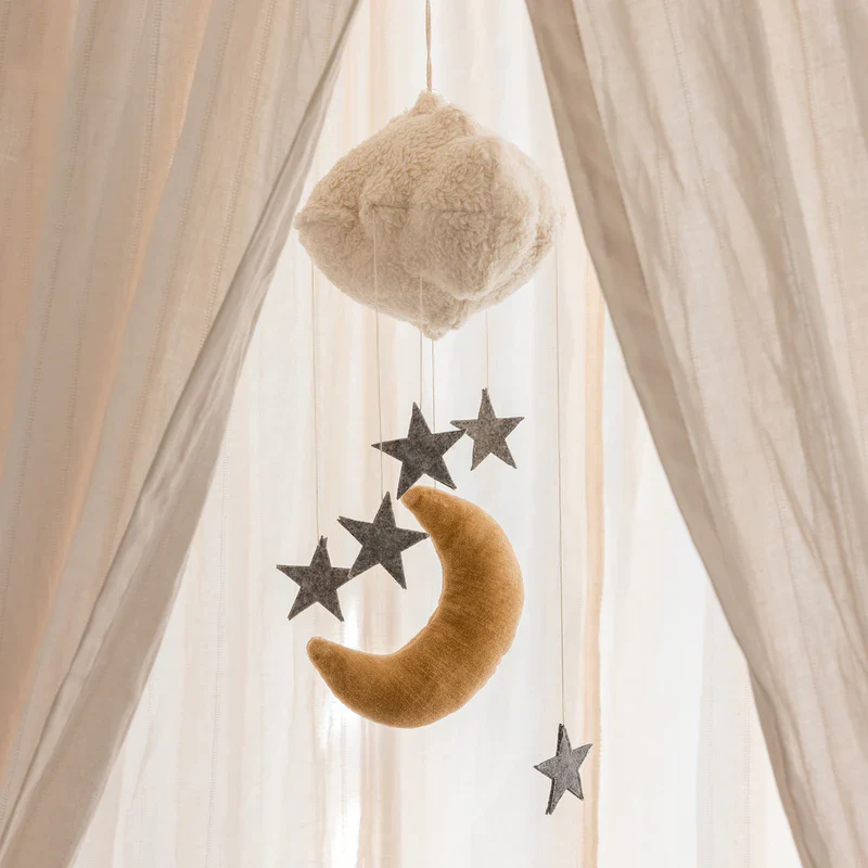 Sebra  Mobile  'Moon & Stars' Beige - Image 2