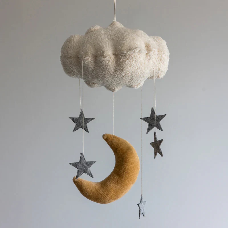 Sebra  Mobile  'Moon & Stars' Beige - Image 3