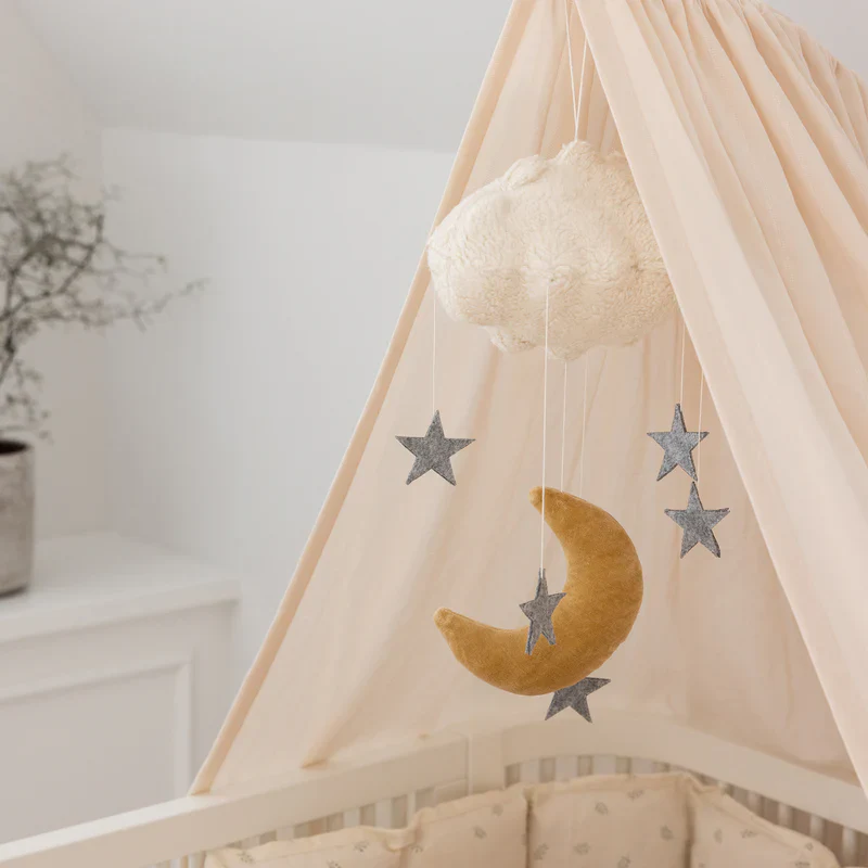 Sebra  Mobile  'Moon & Stars' Beige - Image 4