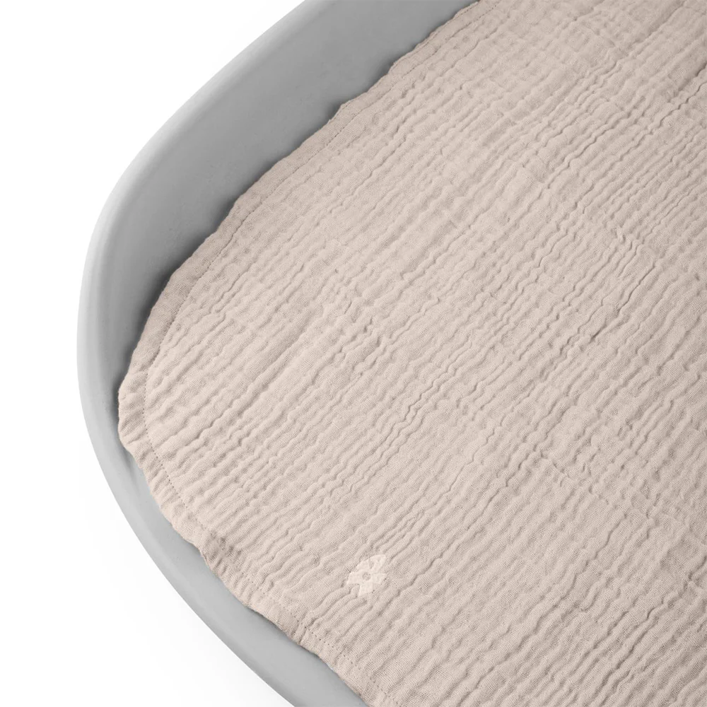 Sebra Musselin Wickelunterlage 2er-Set Jetty Beige - Image 4
