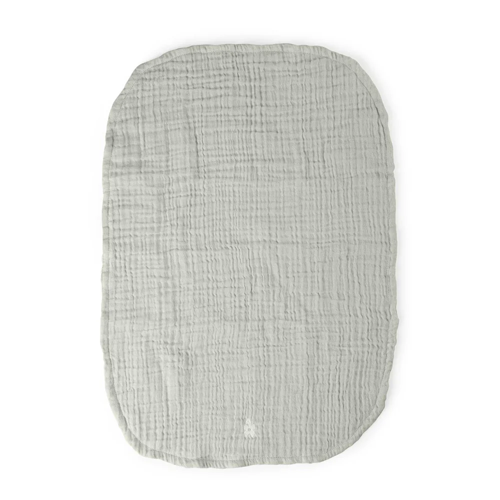 Sebra Musselin Wickelunterlage 2er-Set Mist Green - Image 3