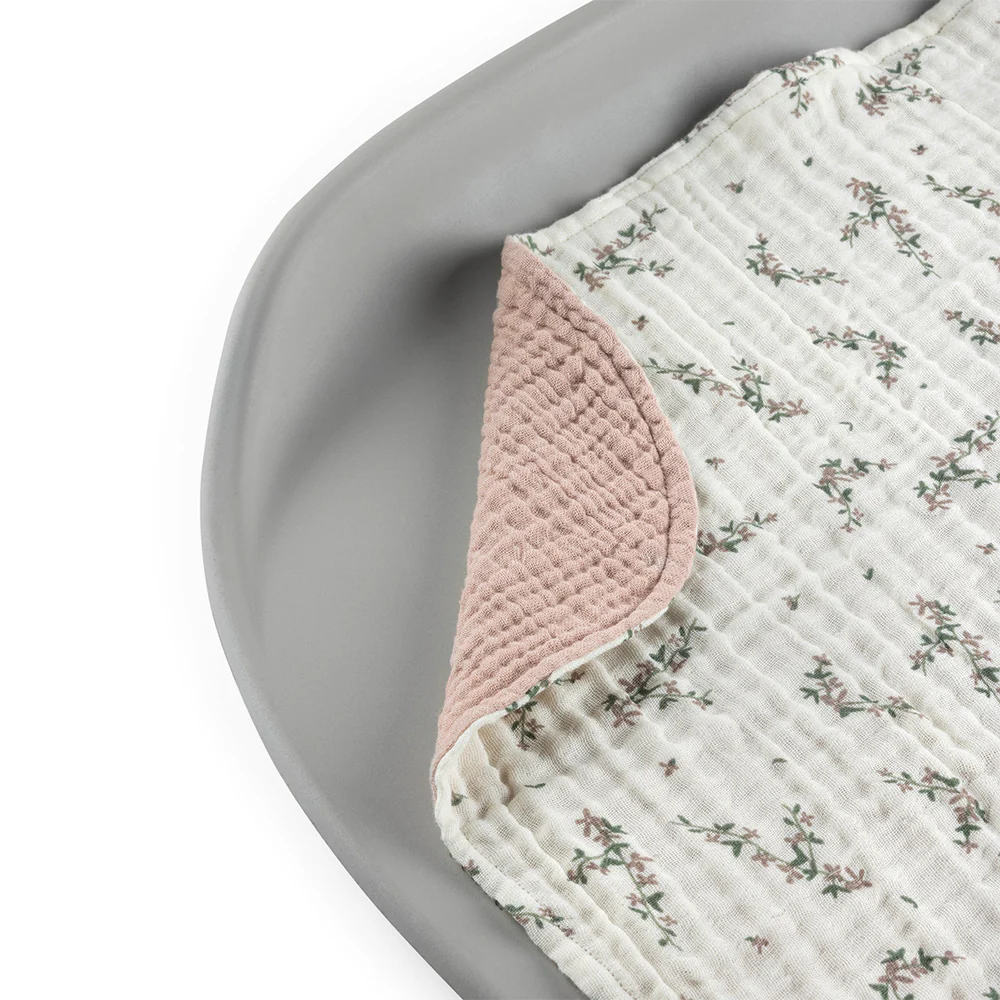 Sebra Musselin Wickelunterlage 2er-Set Powder Rose - Image 4