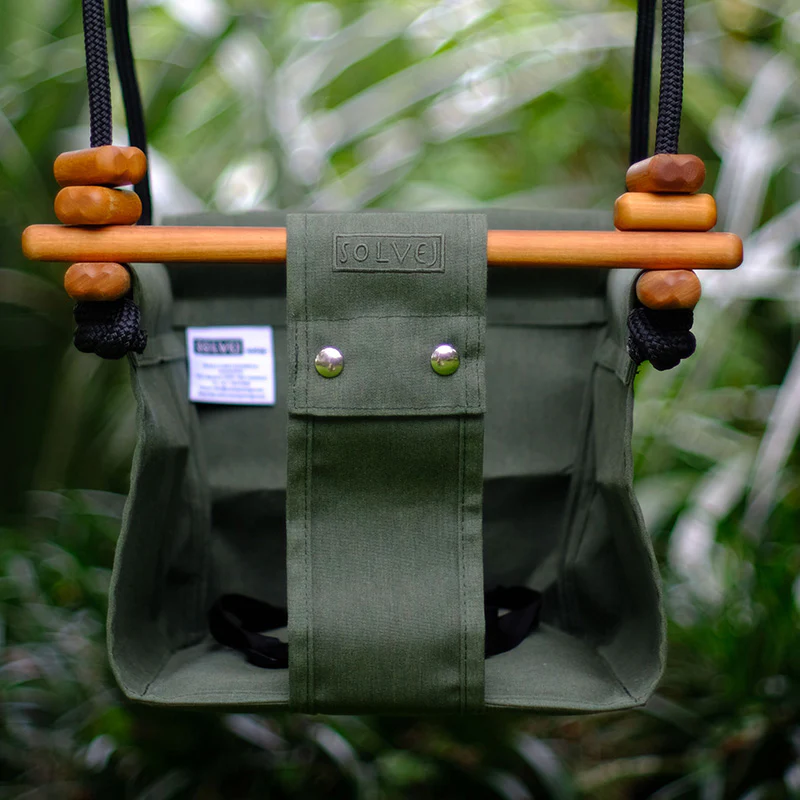 Solvej Swings  Baby- und Kinder Schaukel  Moss Green - Image 3