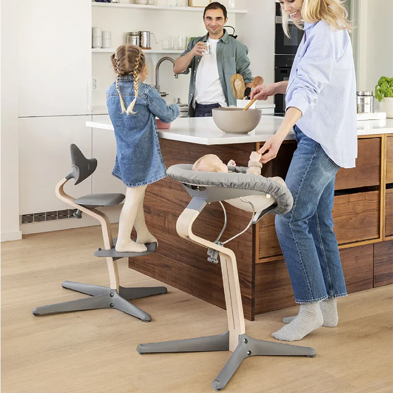 Stokke® Hochstuhl Nomi® Natural/Grey - Image 5