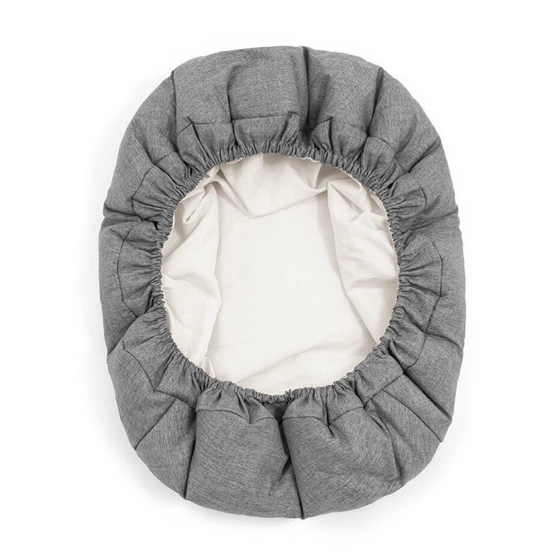 Stokke®  Nomi Hochstuhl Babyaufsatz & Matratzenbezug Grey /Grey Sand - Image 5