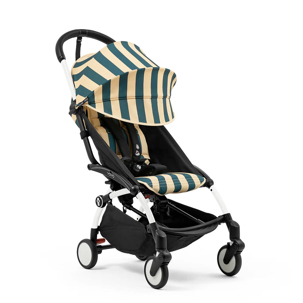 Stokke®  YOYO³ 6+ 'Riviera Collection' Summerkit mit Bezug, Sonnenschirm und Beach Bag Monaco - Image 12