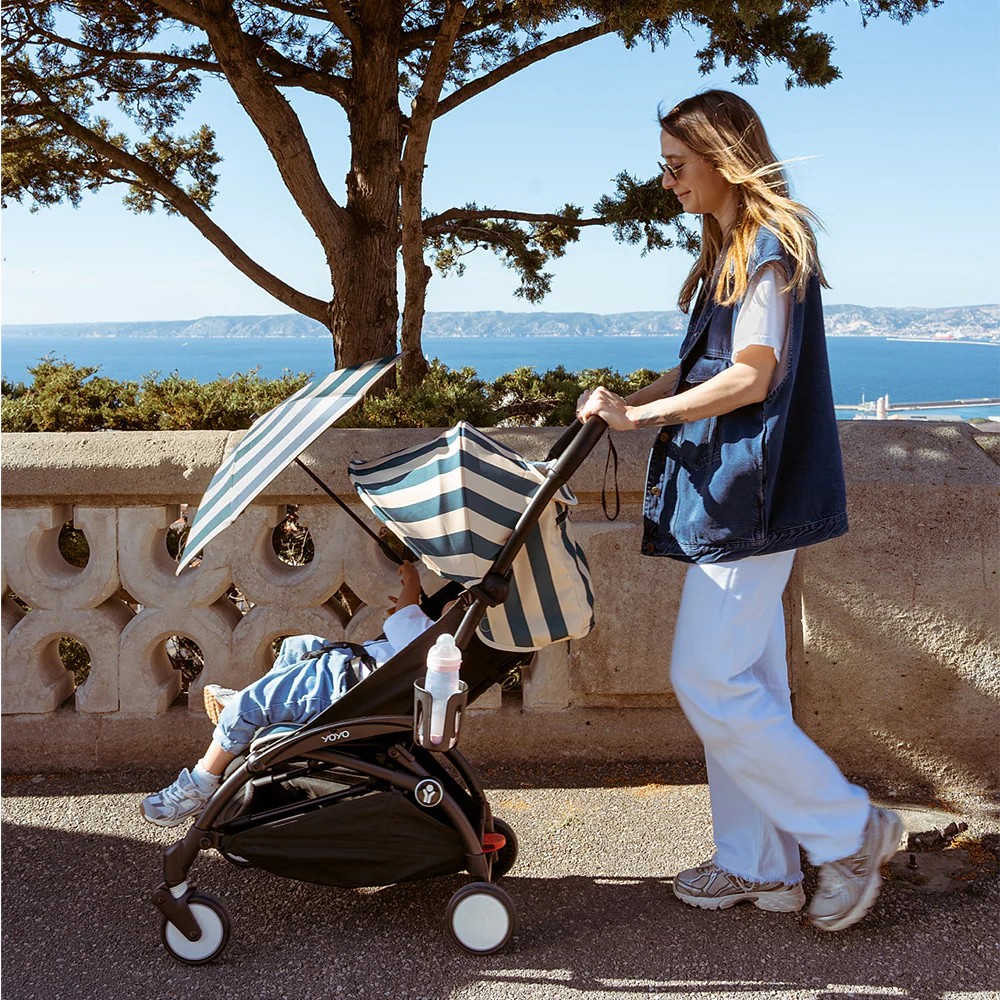 Stokke®  YOYO³ 6+ 'Riviera Collection' Summerkit mit Bezug, Sonnenschirm und Beach Bag Monaco - Image 2