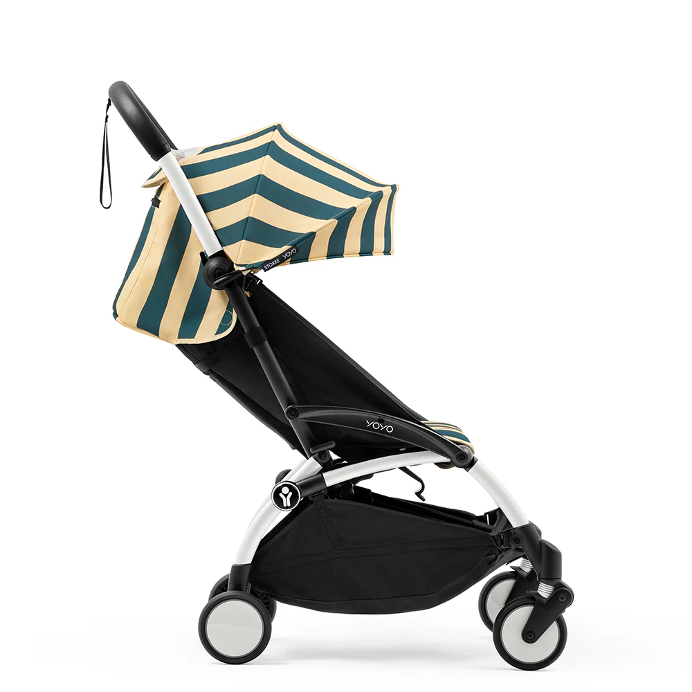 Stokke®  YOYO³ 6+ 'Riviera Collection' Summerkit mit Bezug, Sonnenschirm und Beach Bag Monaco - Image 7
