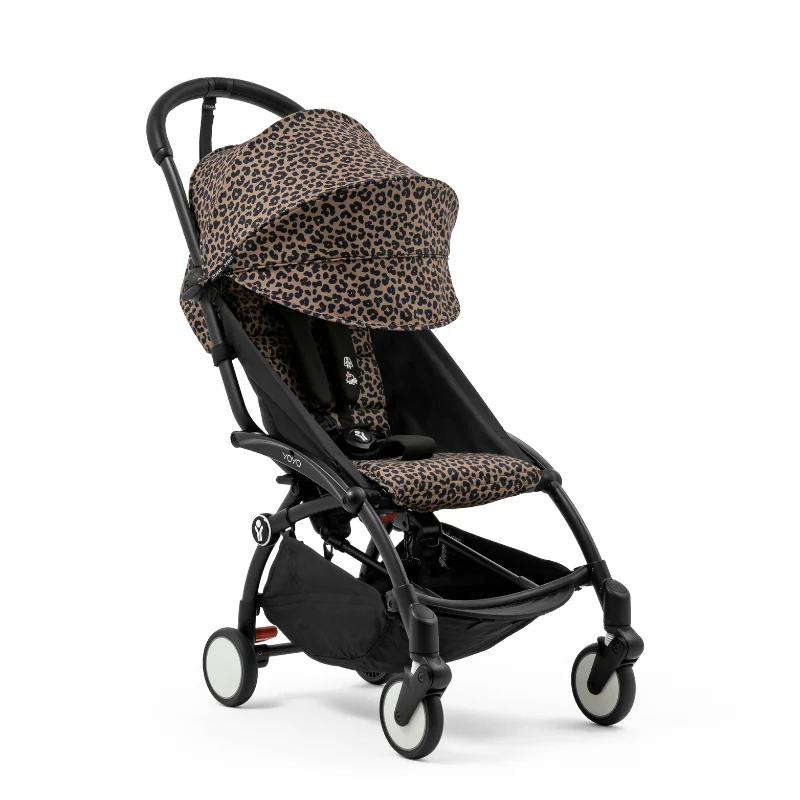 Stokke YOYO³ 6+ 'Wild Collection' Black/Leopard - Image 4