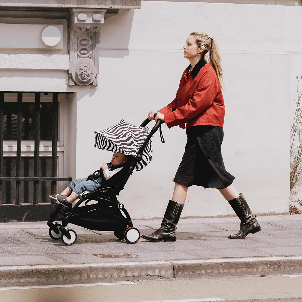 Stokke YOYO³ 6+ 'Wild Collection' Black/Zebra - Image 2