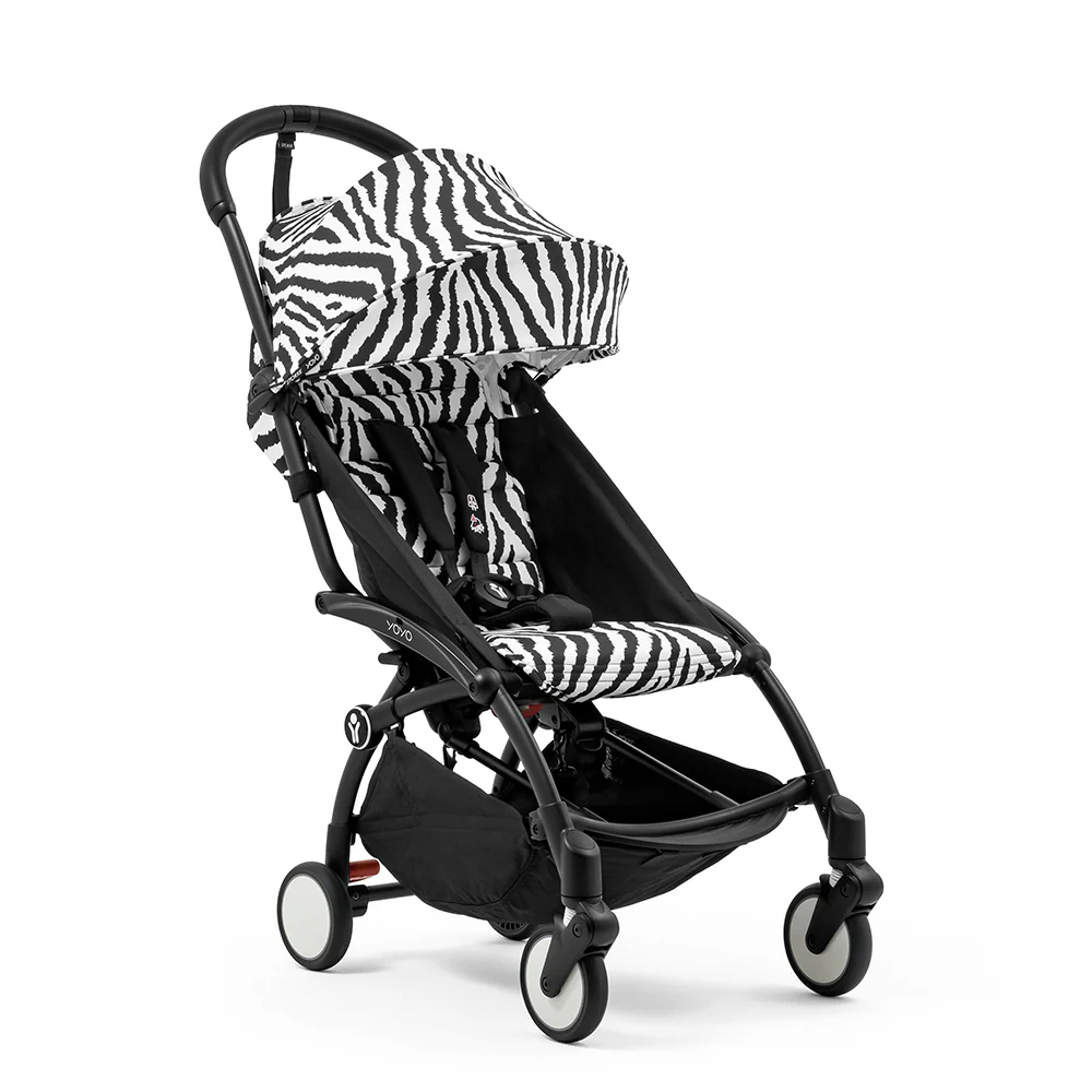 Stokke YOYO³ 6+ 'Wild Collection' Black/Zebra - Image 3