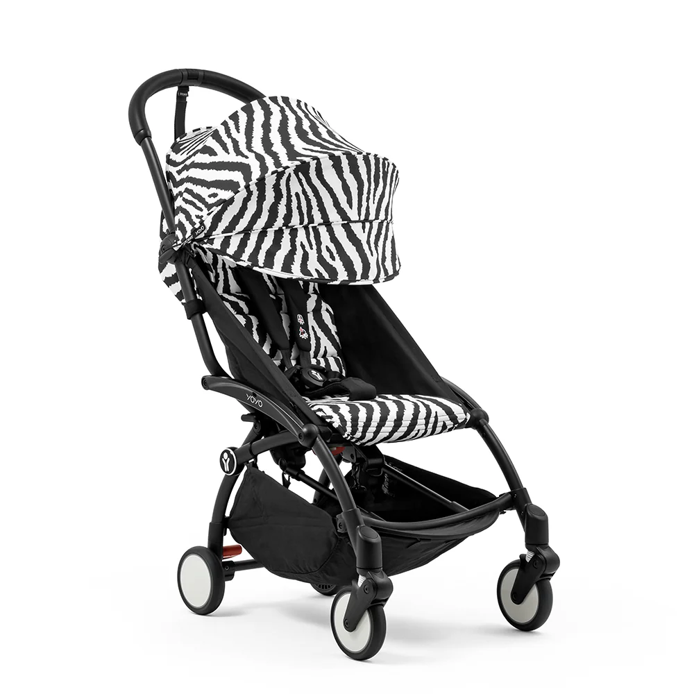 Stokke YOYO³ 6+ 'Wild Collection' Black/Zebra - Image 5