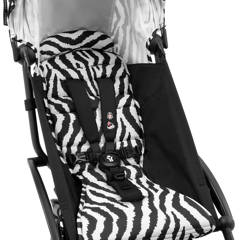 Stokke YOYO³ 6+ 'Wild Collection' Black/Zebra - Image 7