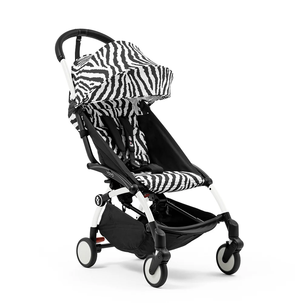 Stokke YOYO³ 6+ 'Wild Collection' White/Zebra - Image 2