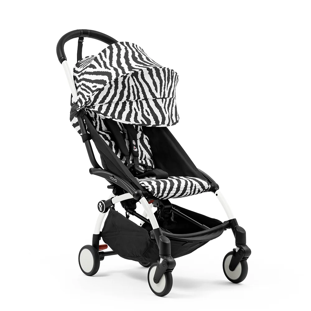 Stokke YOYO³ 6+ 'Wild Collection' White/Zebra - Image 4