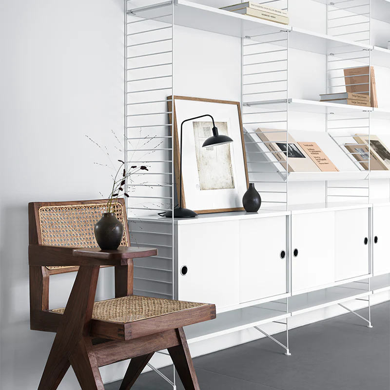 String Furniture Bodenleiter 'System' 200x30 cm 2er-Set Weiss - Image 2