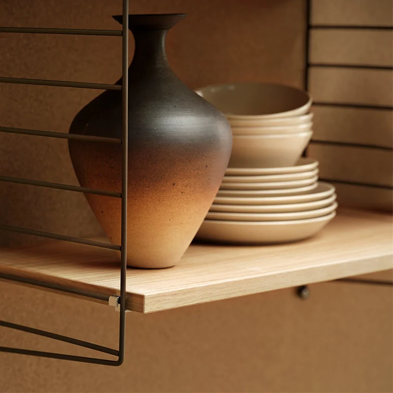 String Furniture Regalboden 'System' 78x30 cm 3er Pack Eiche - Image 2