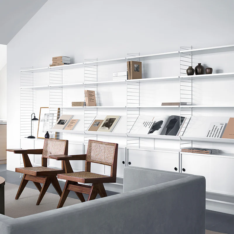 String Furniture Regalboden 'System' 78x30 cm 3er Pack Weiss - Image 4