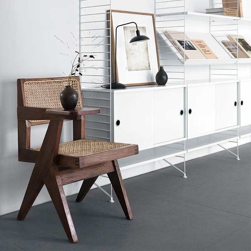 String Furniture Schrankelement mit Schiebetüren 'System' 78x30 cm Weiss - Image 6