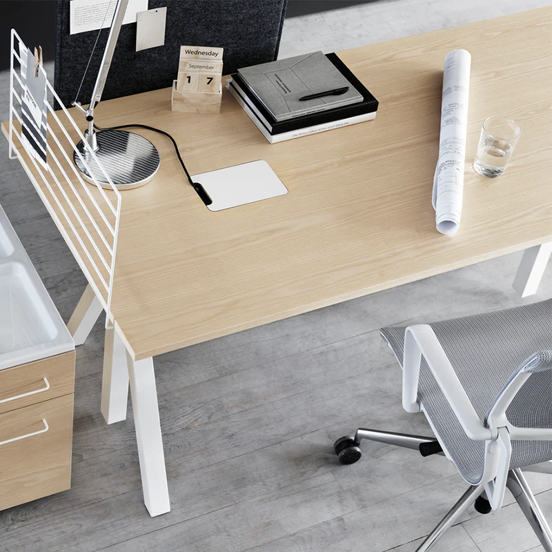 String Furniture Schreibtisch 120 x 78 'Works' Esche - Image 2