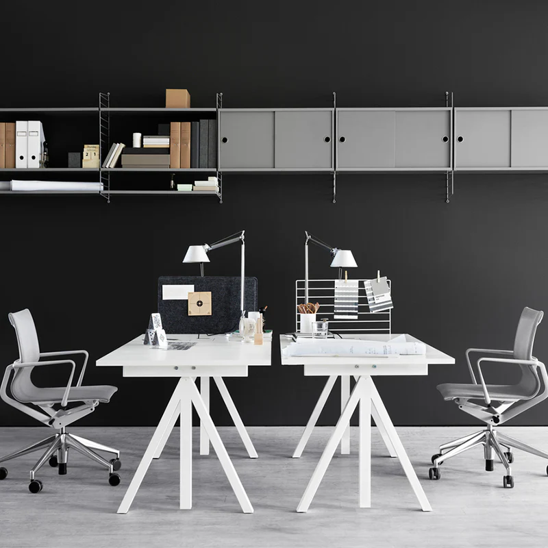String Furniture Schreibtisch 120 x 78 'Works' Weiss - Image 2