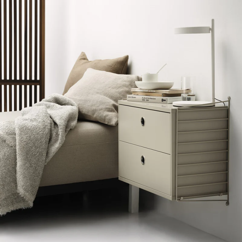 String Furniture Wandleiter 'System' 50x30 cm 2er-Set Beige - Image 2