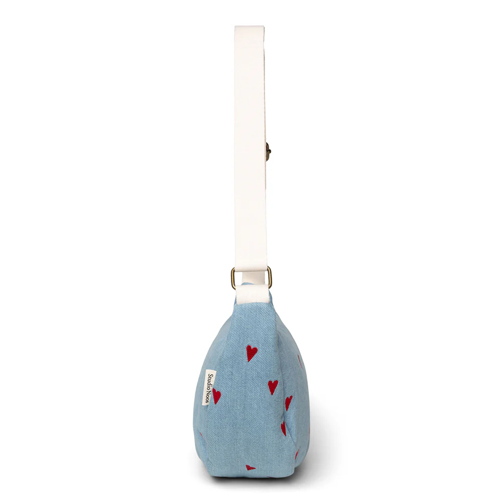 Studio Noos Gürteltasche für Erwachsene 'Denim' Hearts - Image 4