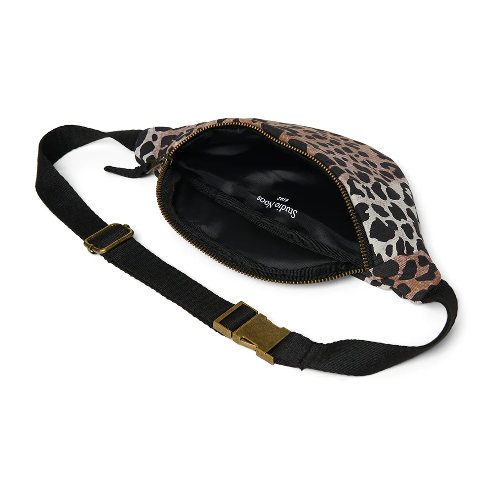 Studio Noos Gürteltasche Mini für Kinder 'Soft Cotton' Leopard Hazel - Image 2