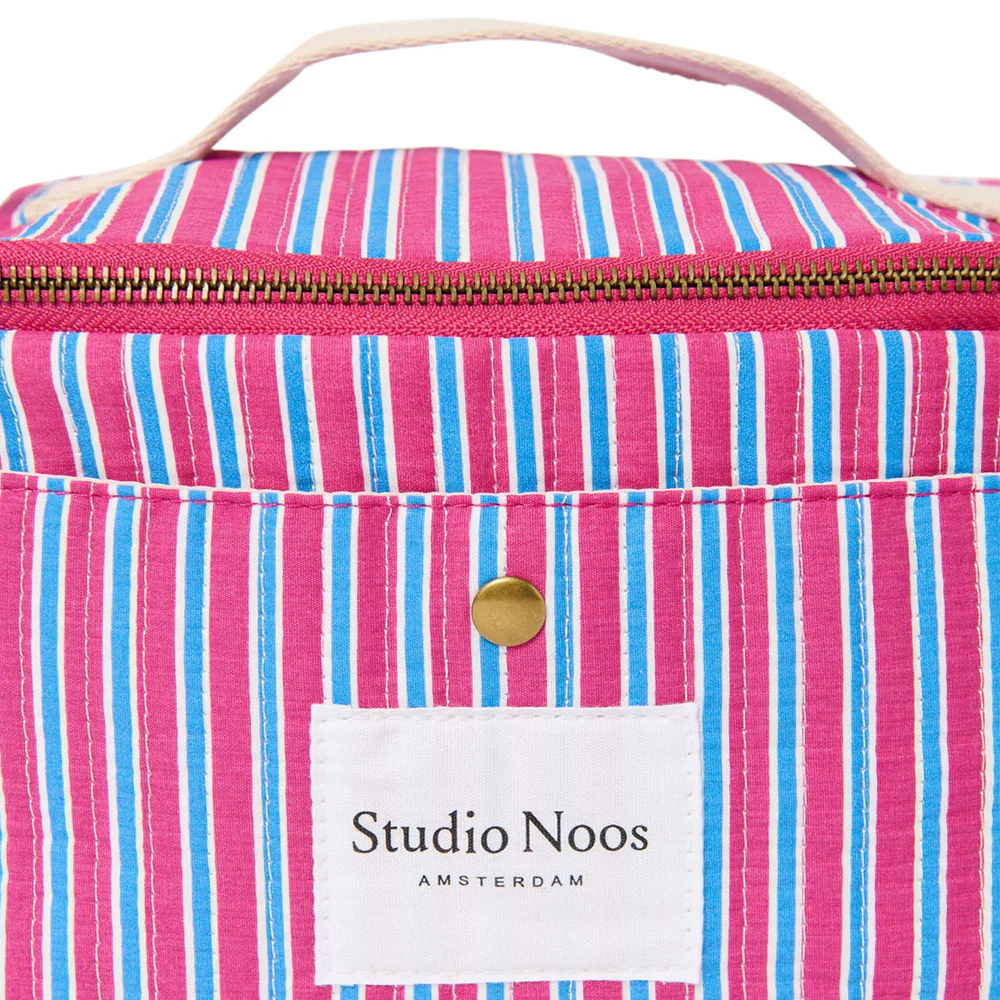 Studio Noos Kühltasche 'Poplin' Raspberry Striped - Image 8